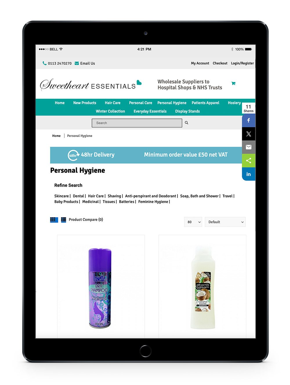 Sweetheart Essentials iPad