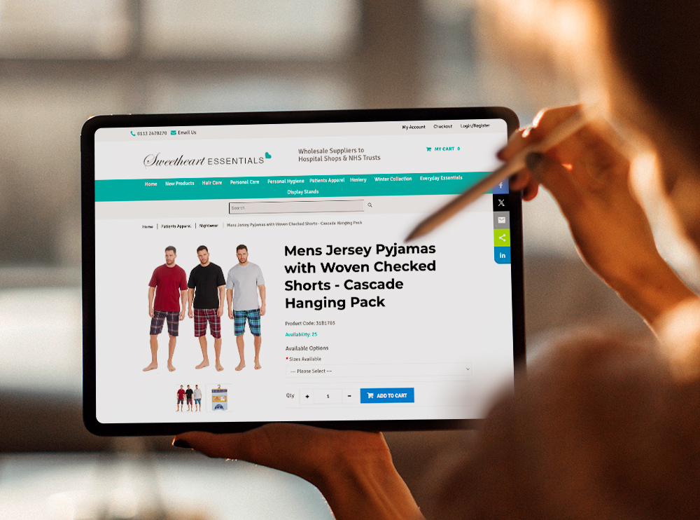 Sweetheart Essentials Responsive Website